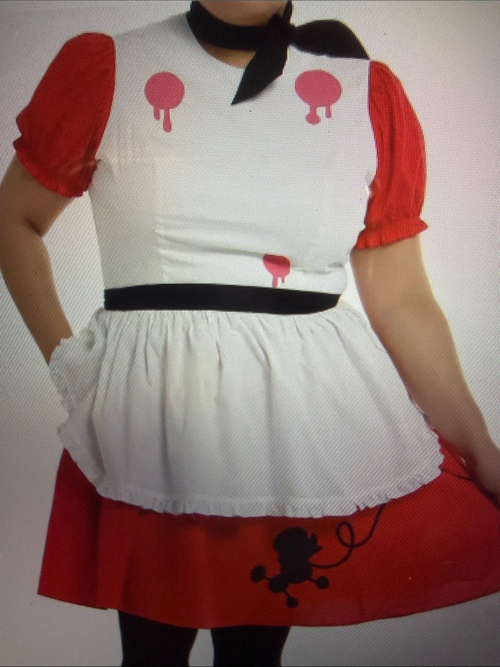 Hot Topic Plus Size Hazbin Hotel Niffty Apron Dress